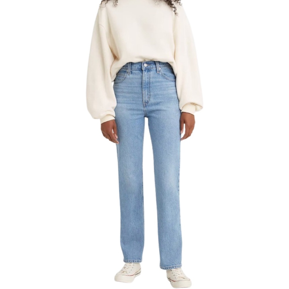 Levi's Light Blue Straight Leg Jeans
